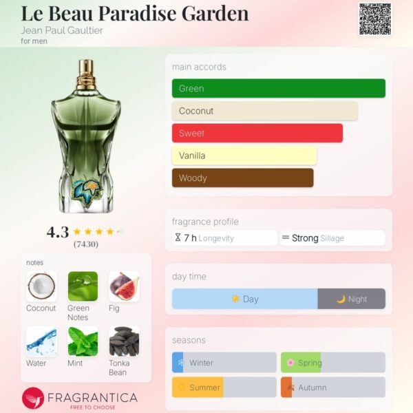 jean paul gaultier le beau paradise garden - Image 2